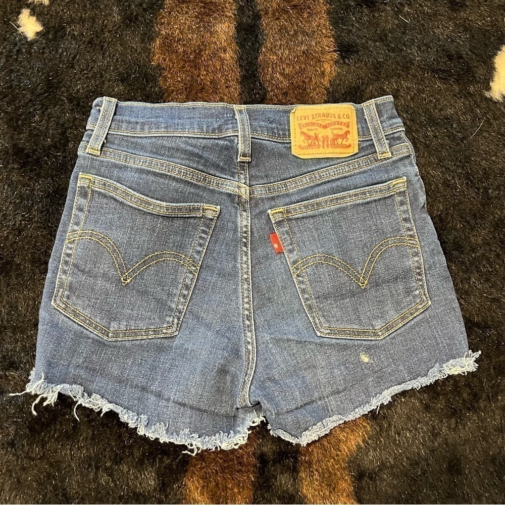 Levis denim cut off jean shorts size 25 - Picture 1 of 2